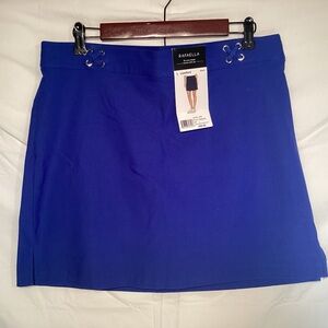 NWT Rafaella Women's Blue Comfort Skort Size Large